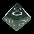 Impact Opaque Green & White Percentile Dice