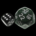 Impact Opaque Green & White D30 Dice