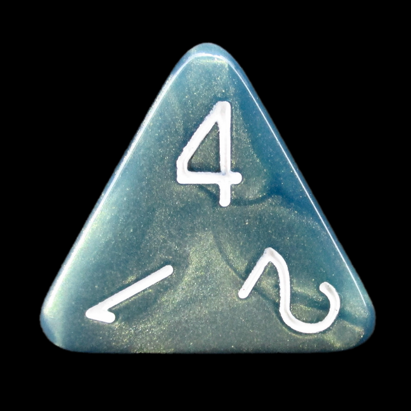 CLEARANCE Role 4 Initiative Sea Dragon Shimmer D4 Dice