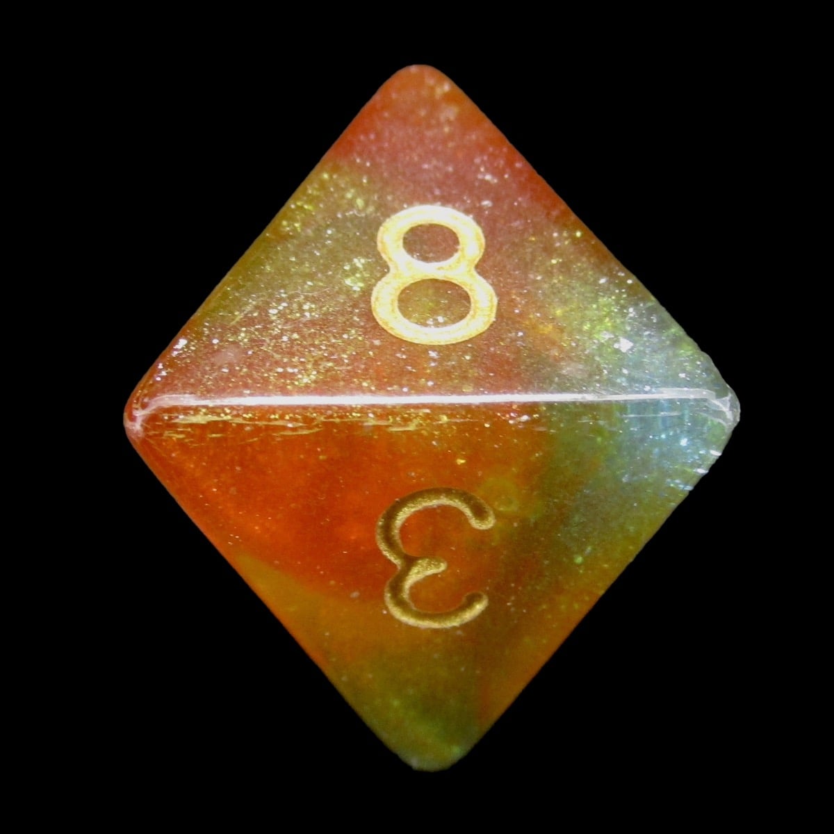 Impact Unleashed Arcana Prismatic Spray D8 Dice