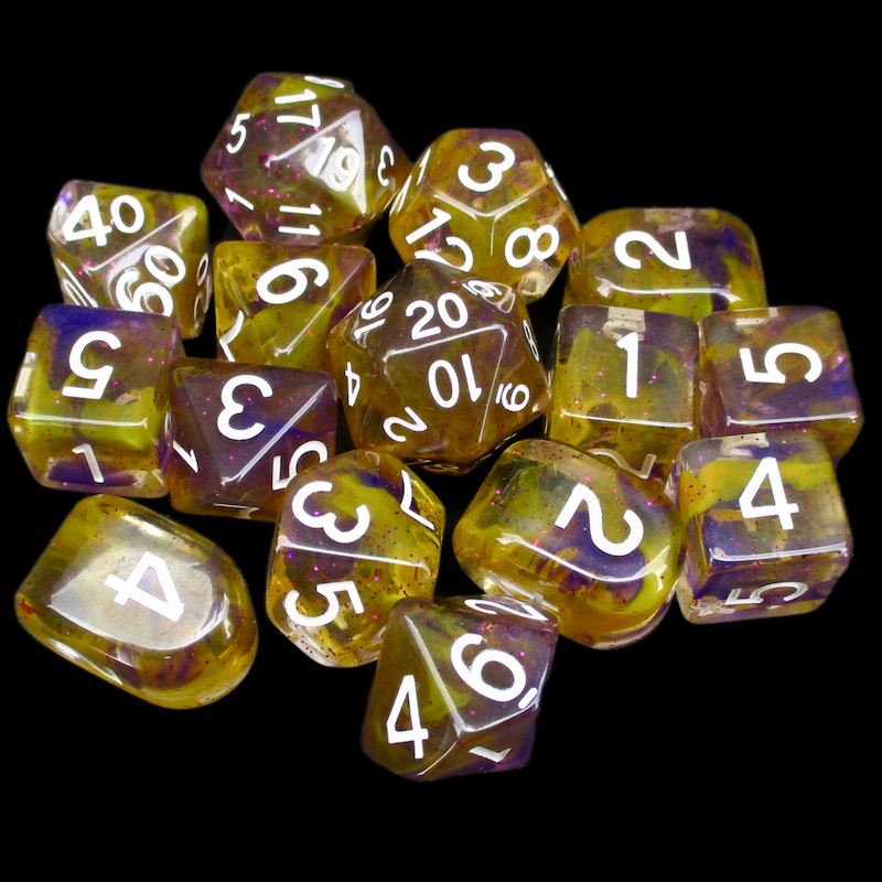 Role 4 Initiative Classes & Creatures Warlocks Pact 15 Dice Polyset with Arch D4s