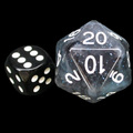 Role 4 Initiative Classes & Creatures Artificers Ingenuity JUMBO XL Balanced D20 Dice