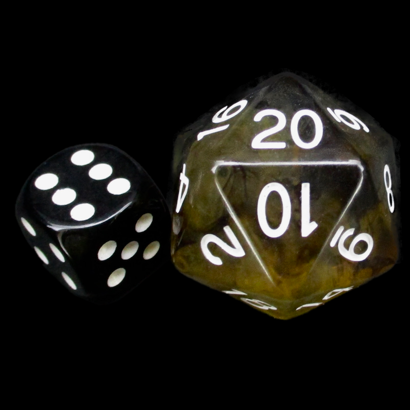 Role 4 Initiative Classes & Creatures Werewolfs Bite JUMBO XL Balanced D20 Dice
