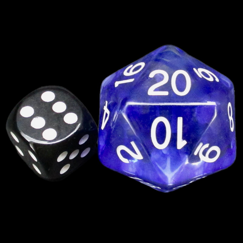 Role 4 Initiative Classes & Creatures Leviathans Wake JUMBO XL Balanced D20 Dice