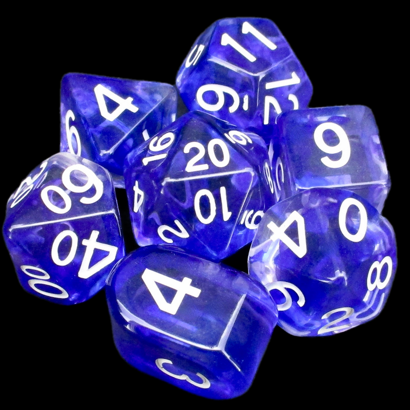 Role 4 Initiative Classes & Creatures Leviathans Wake 7 Dice Polyset with Arch D4