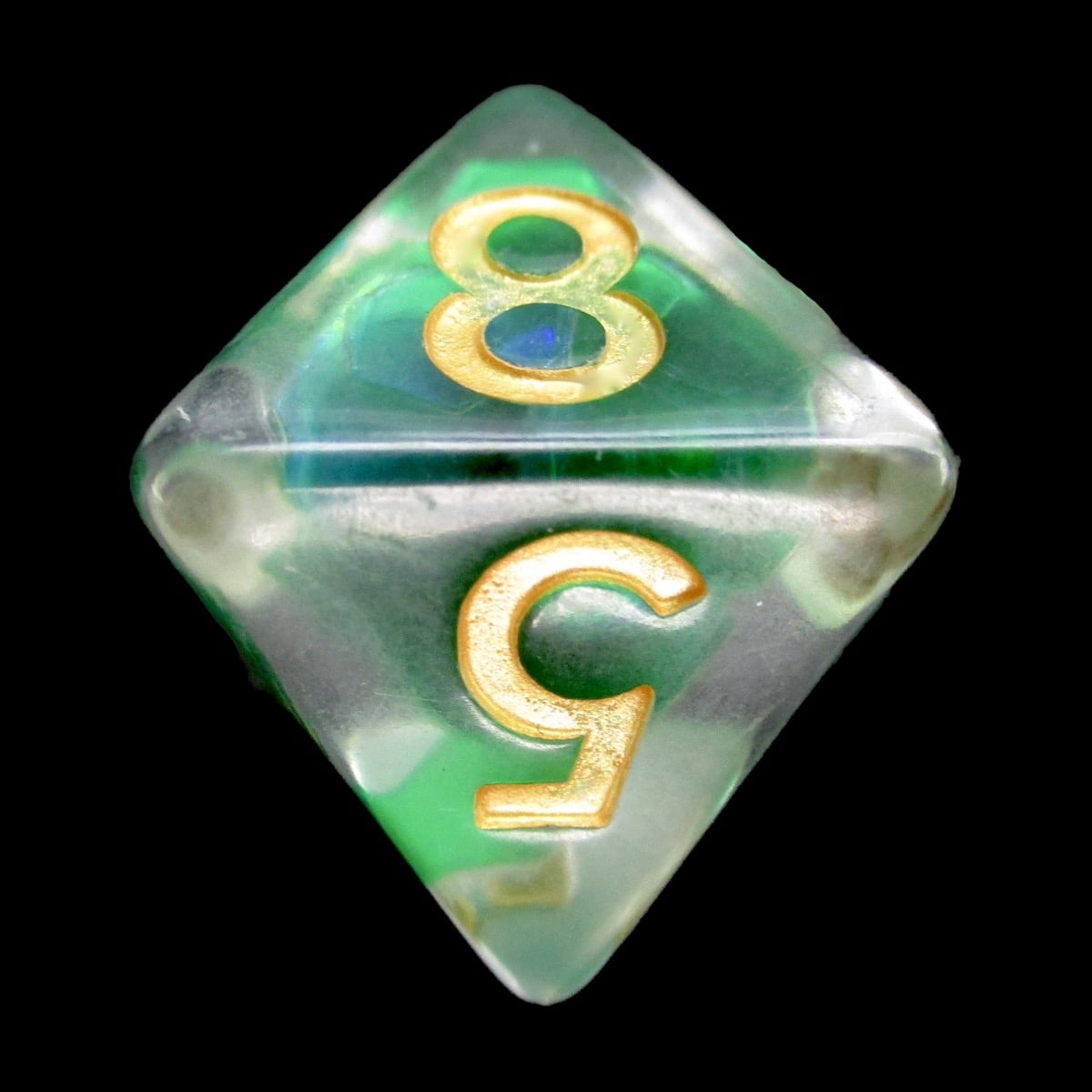 TDSO Green Dragon Scale D8 Dice