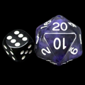Role 4 Initiative Classes & Creatures Rogues Cunning JUMBO XL Balanced D20 Dice