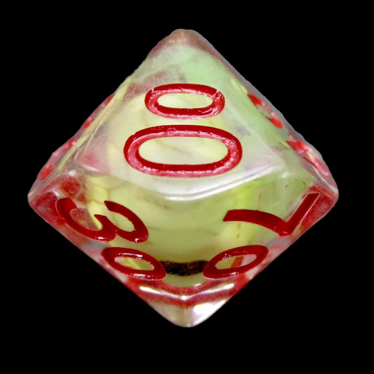 TDSO Encased Skull Sulphur Percentile Dice