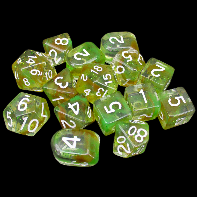 Role 4 Initiative Classes & Creatures Druids Circle 15 Dice Polyset with Arch D4s