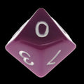 Impact Opaque Light Purple & White D10 Dice - Discontinued