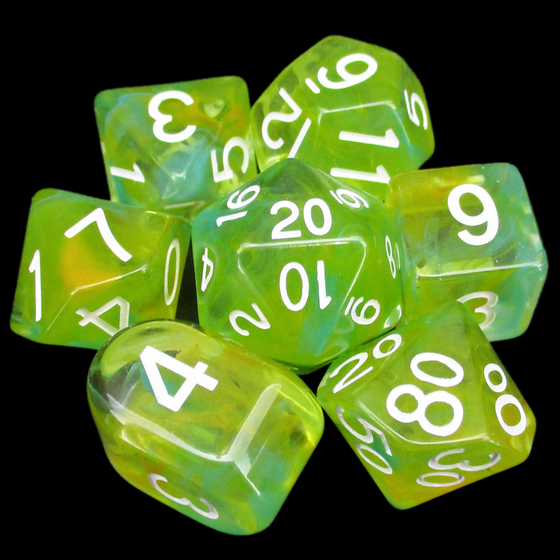 Role 4 Initiative Classes & Creatures Monastic Discipline 7 Dice Polyset with Arch D4