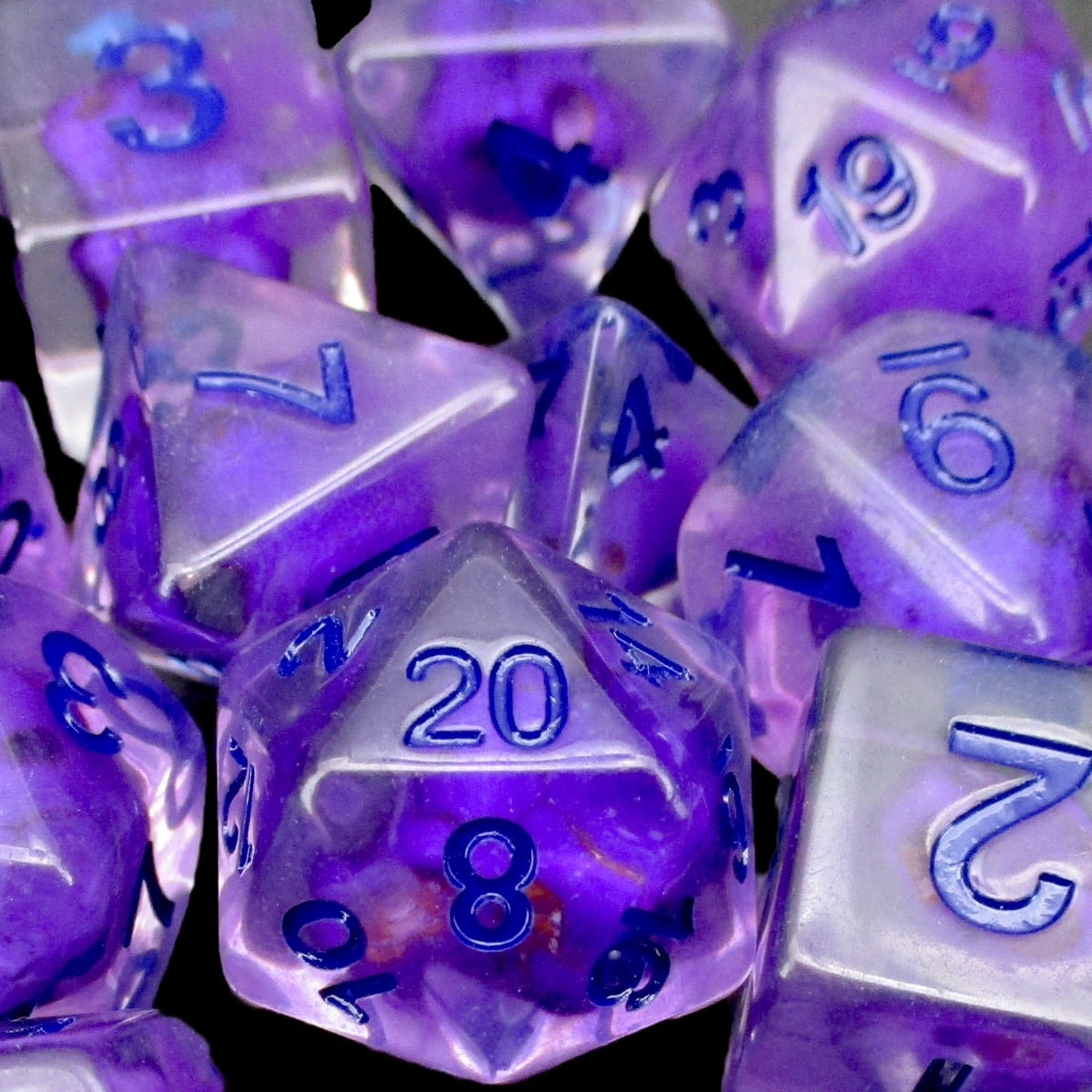TDSO Encased Skull Eldritch 7 Dice Polyset