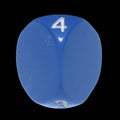 Impact Opaque Light Blue & White D4 Dice - Discontinued