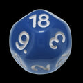 Impact Opaque Light Blue & White D18 Dice - Discontinued