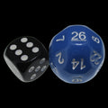 Impact Opaque Light Blue & White D26 Dice - Discontinued