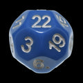 Impact Opaque Light Blue & White D22 Dice - Discontinued
