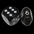 Impact Opaque Brown American Football D6 Dice