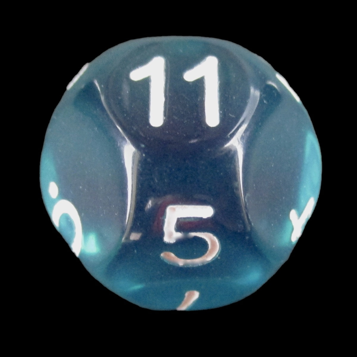 Impact Translucent Gem Teal White D11 Dice The Dice Shop Online impact-translucent-gem-teal-white-d11-dice-the-dice-shop-online