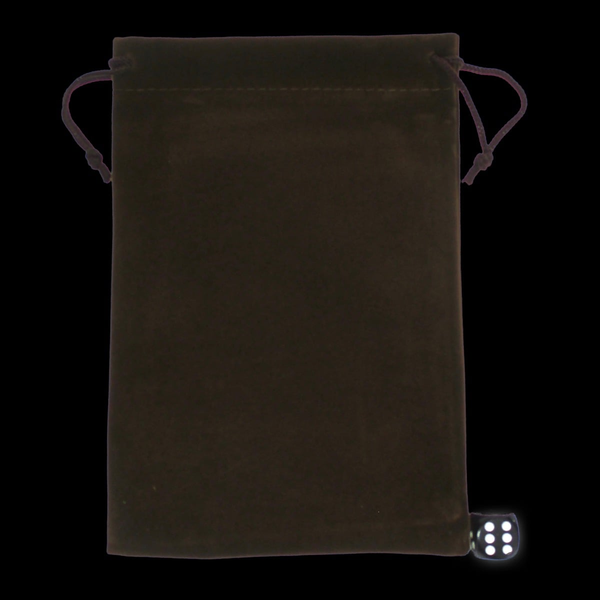 HALF PRICE TDSO Large Earth Brown Soft Touch Dice Bag