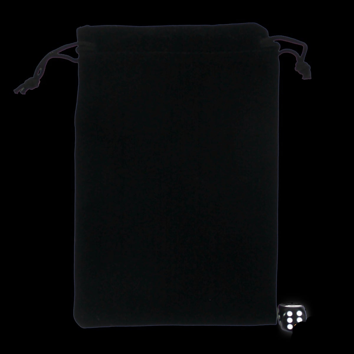 HALF PRICE TDSO Large Pitch Black Soft Touch Dice Bag