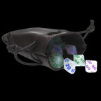 TDSO Large Brown Faux Leather Dice Bag