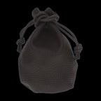 TDSO Large Brown Faux Leather Dice Bag