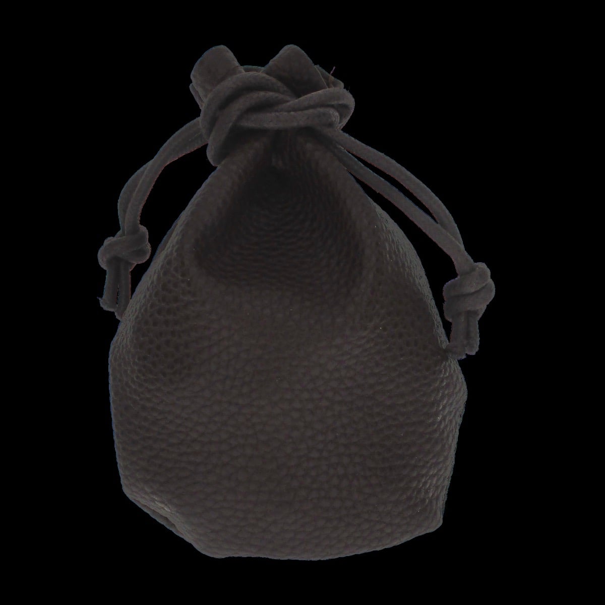 TDSO Large Brown Faux Leather Dice Bag