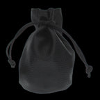 TDSO Large Black Faux Leather Dice Bag
