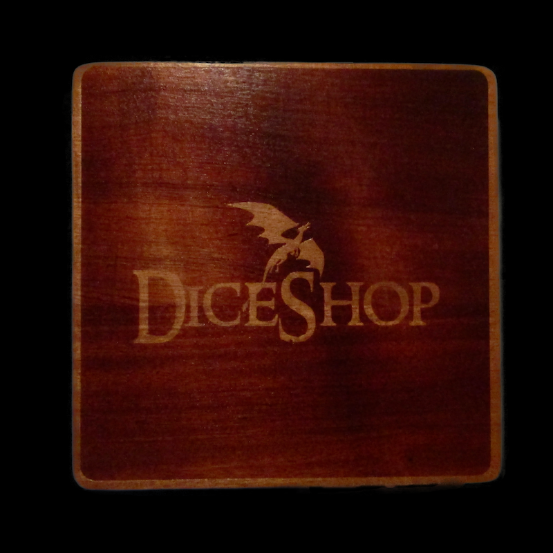 SPECIAL OFFER TDSO Dragon Sapele Solid Wooden Storage and Dice Tray