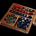 SECONDS CLEARANCE TDSO Dragon Wooden Storage and Dice Tray - SECONDS