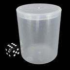 CLEARANCE TDSO Clear Dice Storage Cup