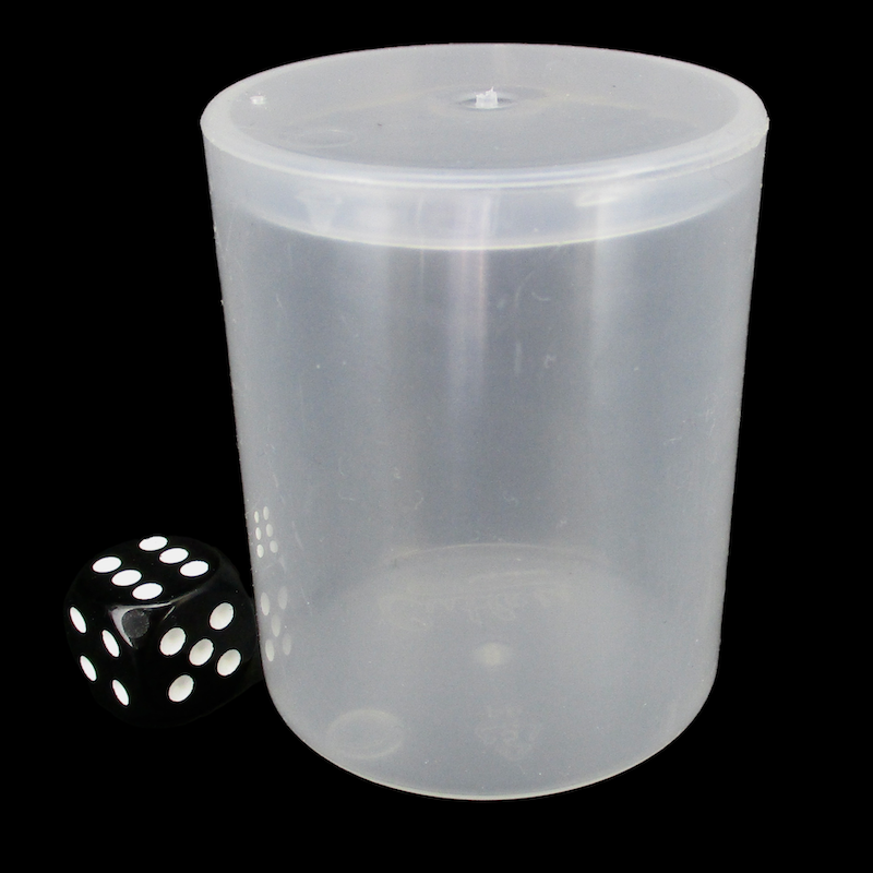 CLEARANCE TDSO Clear Dice Storage Cup