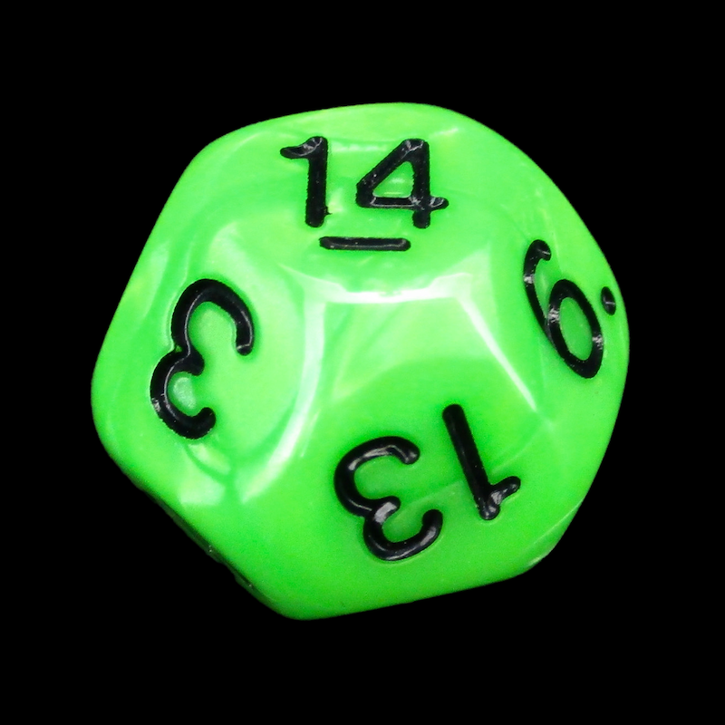 Impact Unleashed Arcana Venom Bolt D14 Dice