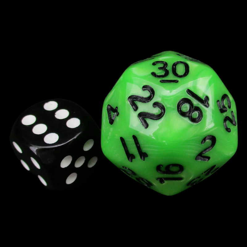 Impact Unleashed Arcana Venom Bolt D30 Dice