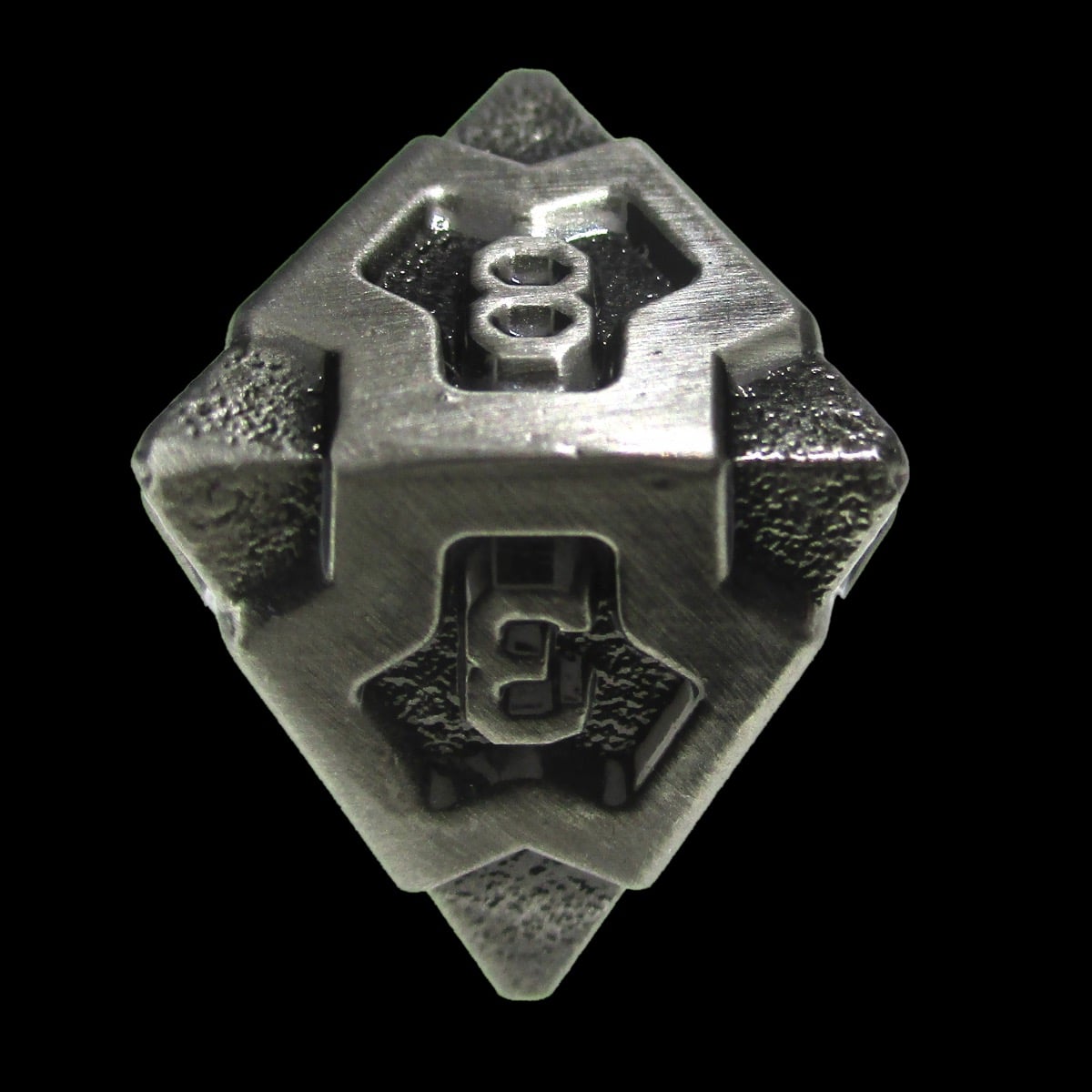 CLEARANCE TDSO Metal Arcanist Antique Silver D8 Dice