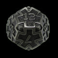 CLEARANCE TDSO Metal Arcanist Antique Silver D12 Dice