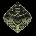 CLEARANCE TDSO Metal Arcanist Antique Gold Percentile Dice