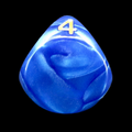 Impact Unleashed Arcana Chain Lightning D4 Dice