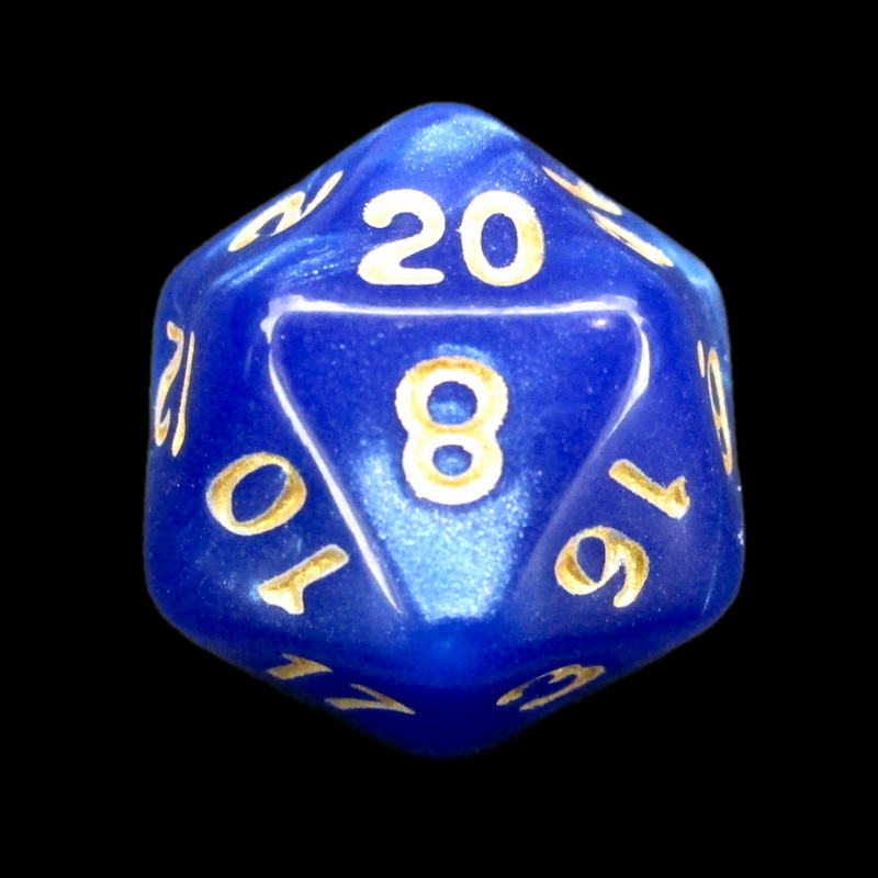 Impact Unleashed Arcana Chain Lightning D20 Dice