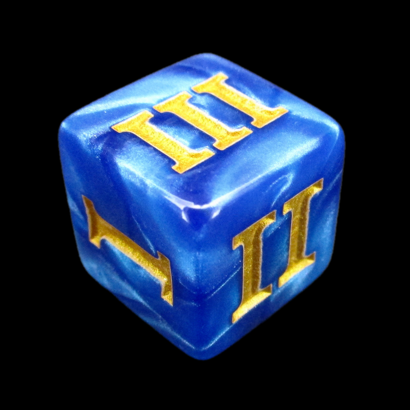 Impact Unleashed Arcana Chain Lightning Roman Numeral D3 Dice