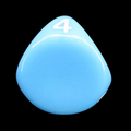 Impact Opaque Pale Blue & White D4 Dice