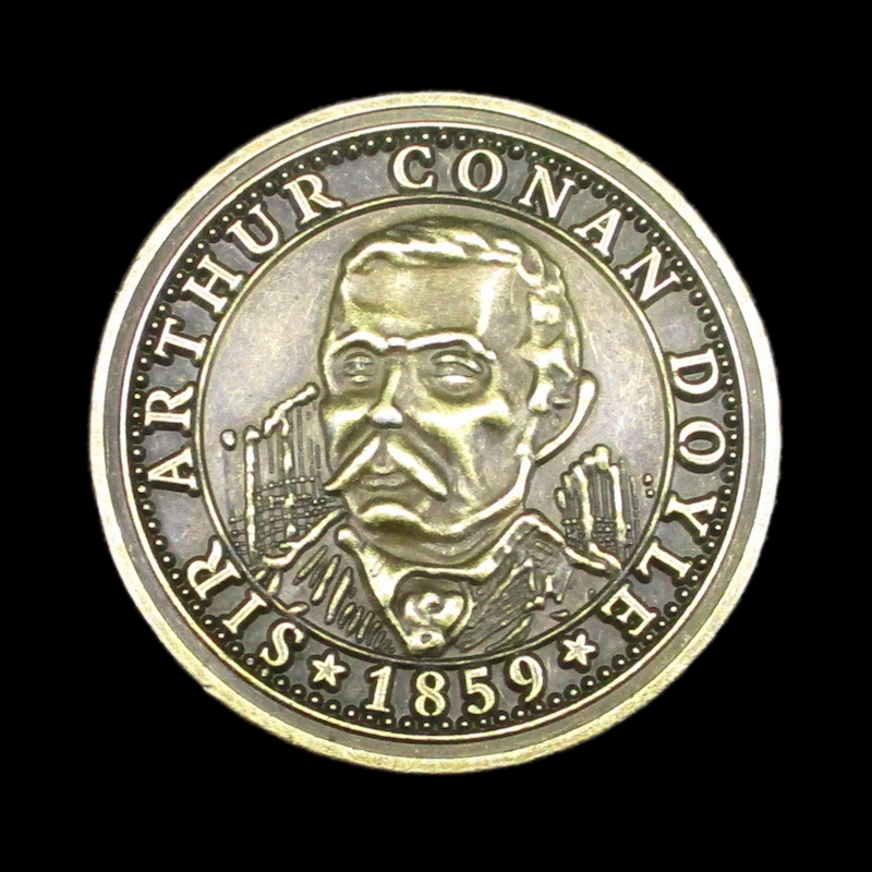 Forged Sherlock Legendary Metal Gold Coin