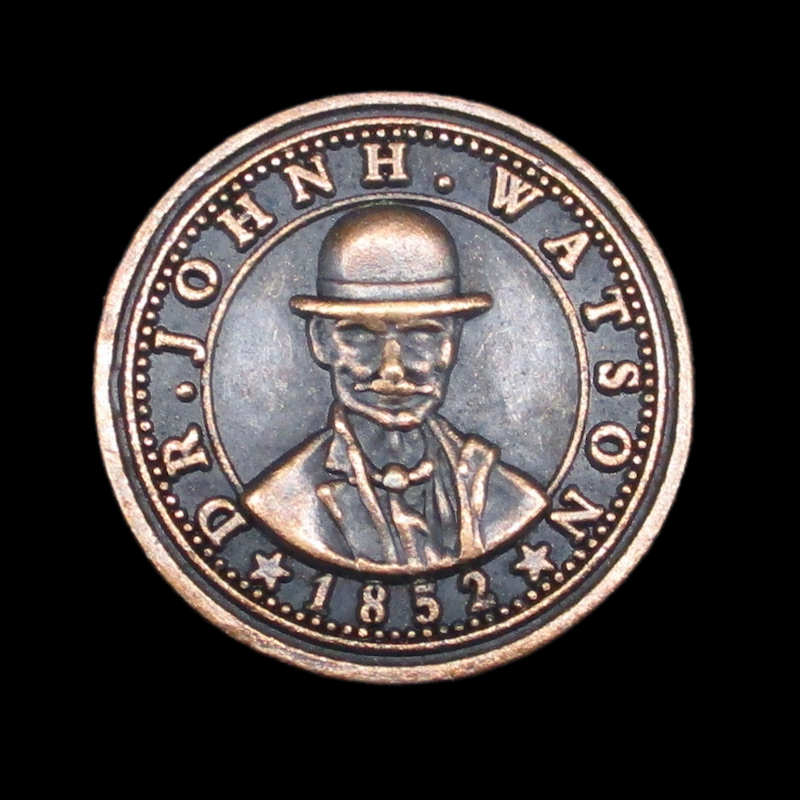Forged Sherlock Legendary Metal Copper Coin