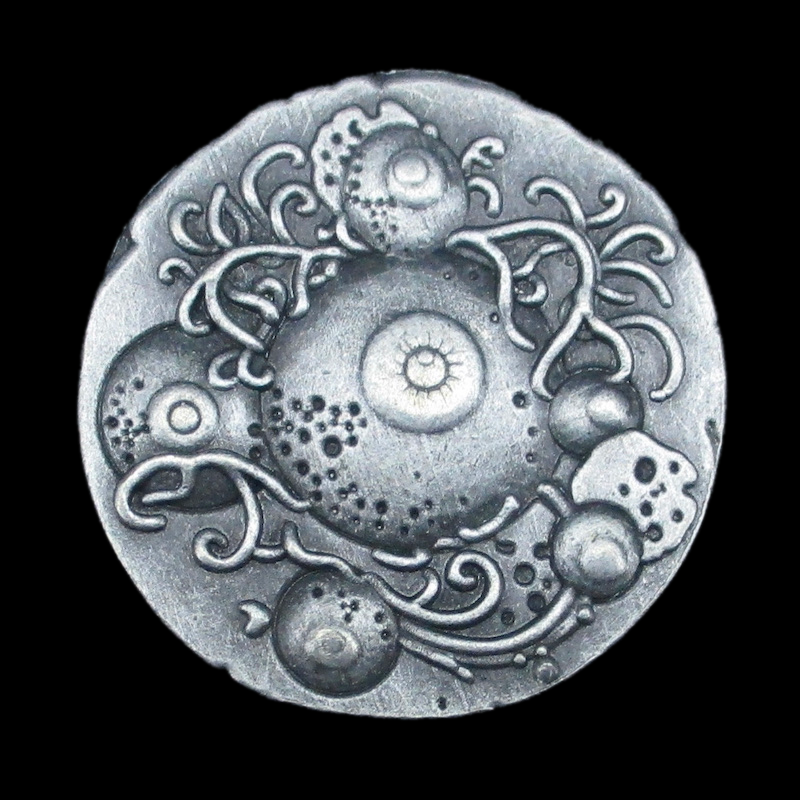 Forged Cultist Legendary Metal Silver Coin