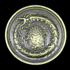 Forged Dragon Legendary Metal Gold Coin