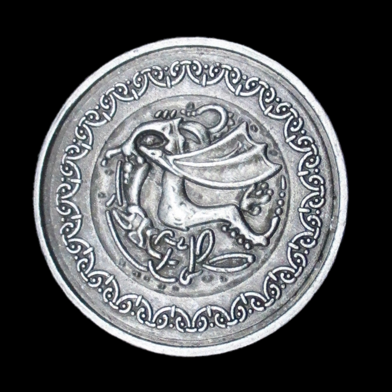 Forged Dragon Legendary Metal Silver Coin