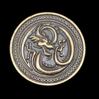 Forged Dragon Legendary Metal Copper Coin