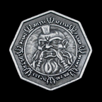 Forged Dwarven Legendary Metal Silver Coin