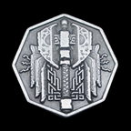 Forged Dwarven Legendary Metal Silver Coin