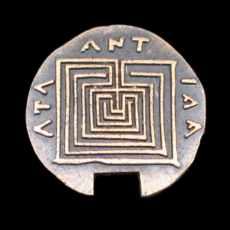 Atlantis Legendary Metal Copper Coin